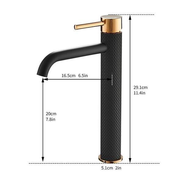 11inch Tall Single Hole Bathroom Sink Vessel Faucet Bed Bath
