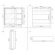 preview thumbnail 56 of 95, Modern Surface Mount Solid Wood Framed Medicine Cabinet With Mirror and Shelves