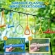 preview thumbnail 11 of 12, Ninja Warrior Obstacle Course for Kids with Swing, Tree Slackline Jungle Gym Outdoor