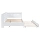 preview thumbnail 53 of 54, Multi-Shelf Daybed Bookcase Bed Frame with Trundle Bed