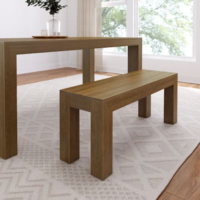 Plank and Beam Modern Dining Bench for 60" Table - 49"