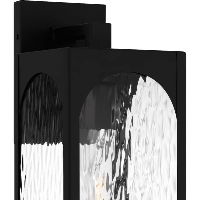 Dallington 1-Light Matte Black Outdoor Wall Lantern