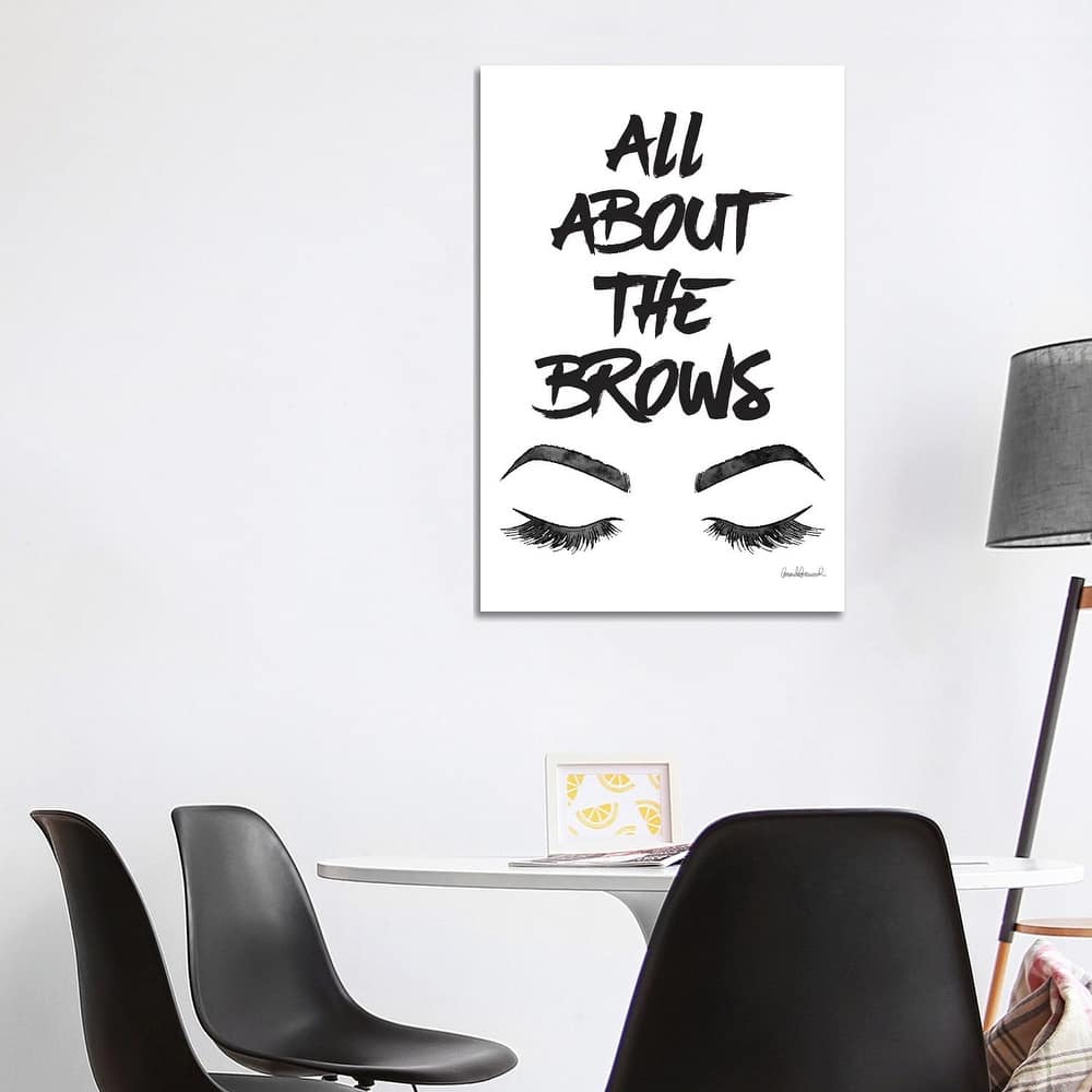 iCanvas "All About The Brows" by Amanda Greenwood Canvas Print