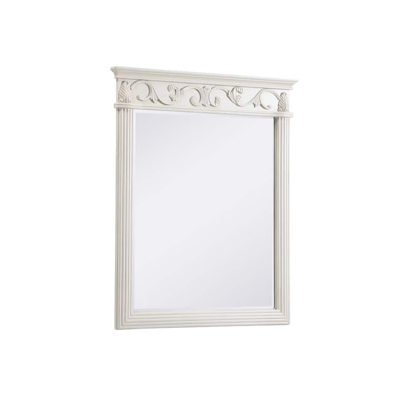 Roman 32" Antique White Mirror - Antique White