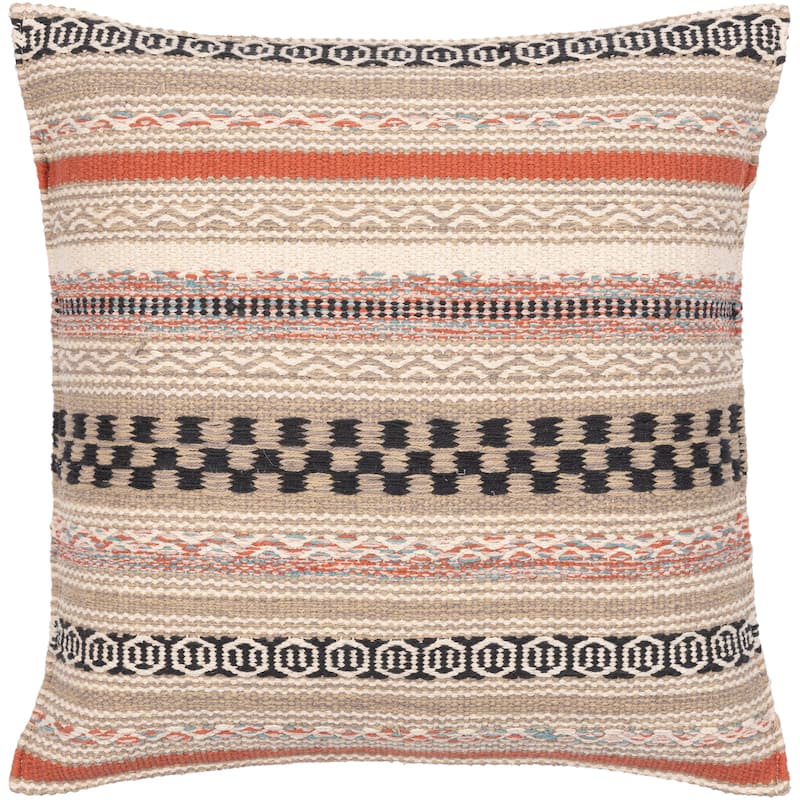 Clayton Global Striped Throw Pillow