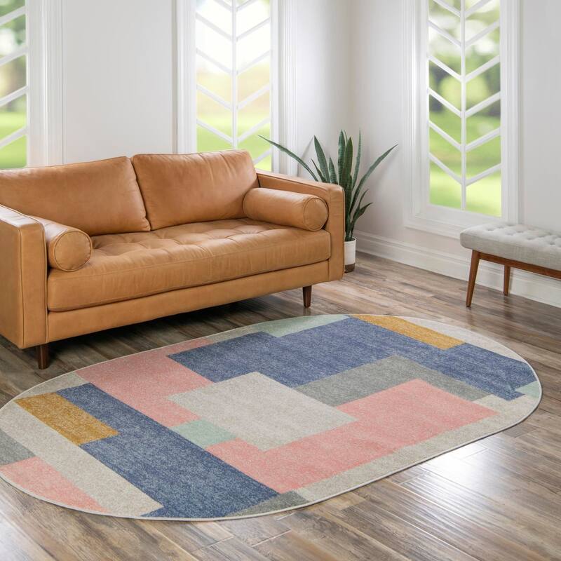Contemporary Heloise Collection Area Rug
