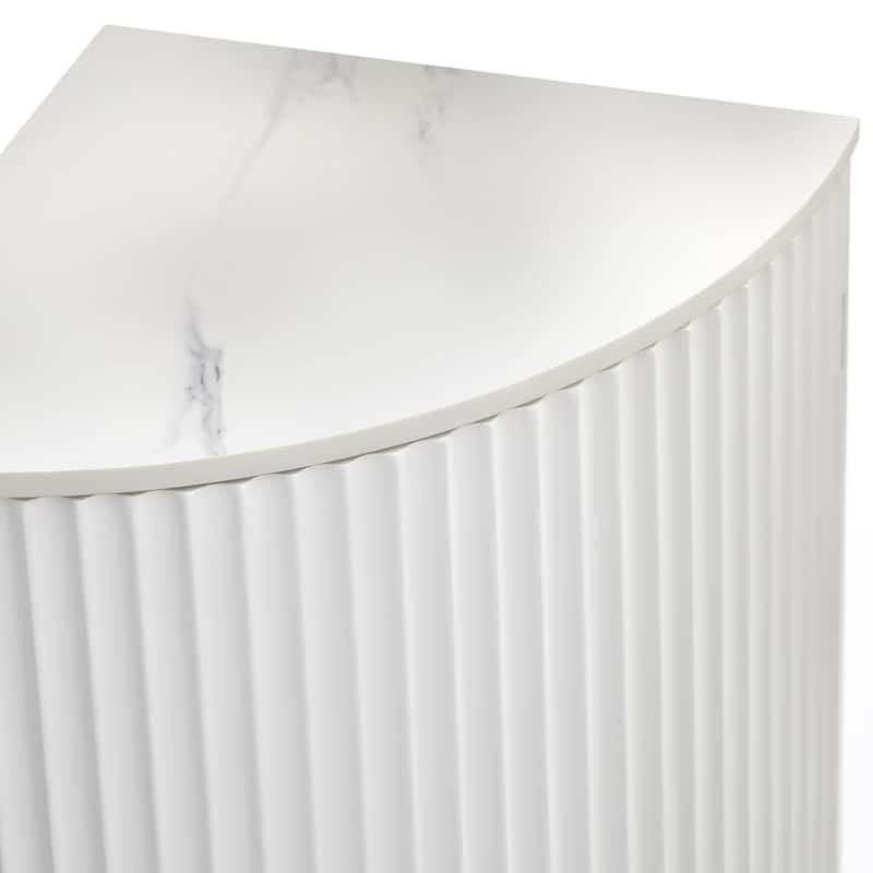 Lifestorey Dorion Corner Channel Front Cabinet