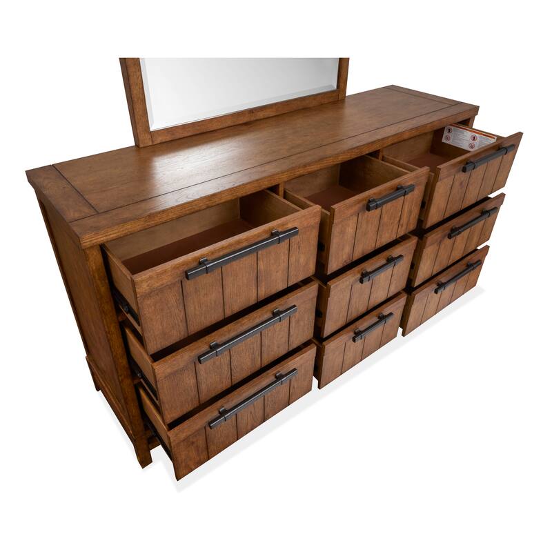 Magnussen Home Conway Honey Wheat Drawer Dresser