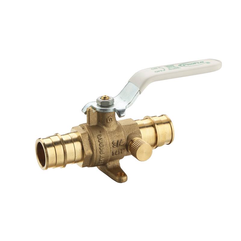 PROFLO PFX472WDG 1" Metal Low-Lead Cold Expansion PEX Ball Valve with - Natural
