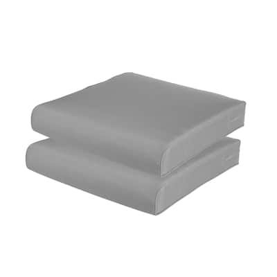 Aoodor Outdoor Removable Chair Cushion with Hidden Zipper（Set of 2）