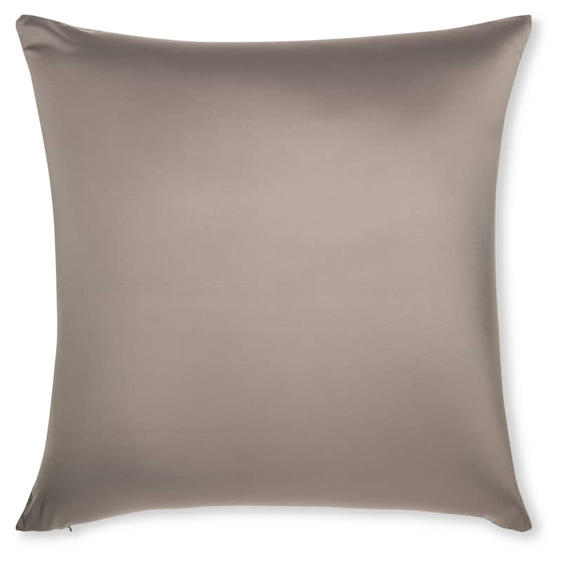 Throw Pillow Cozy Soft Microbead Stone Grey: 1 Pc - | 22 x 22 |