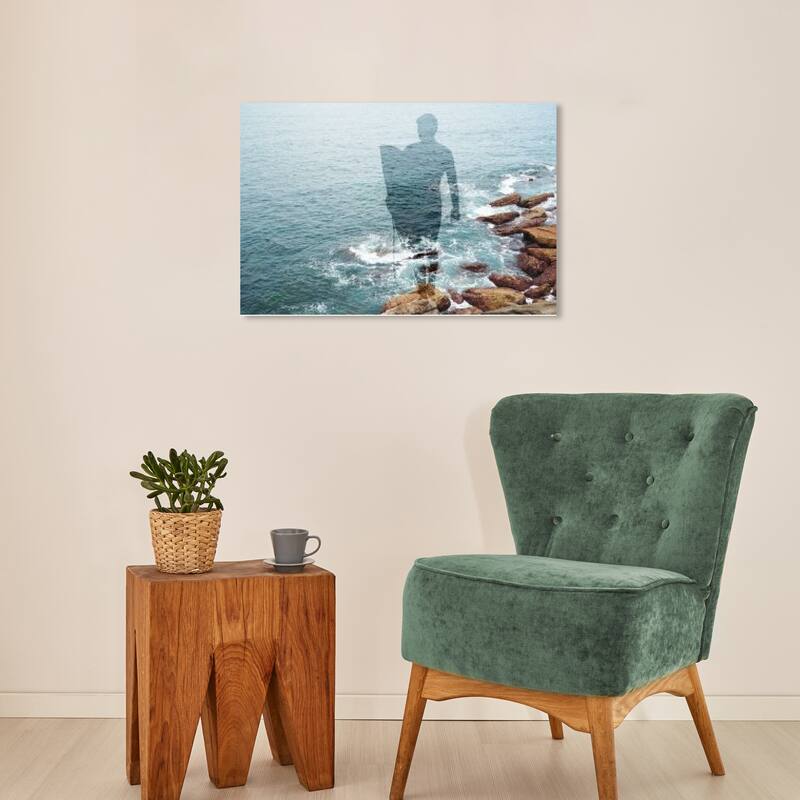 Wynwood Studio Canvas Nautical and Coastal Surfing Adventurer Blue and Turquoise Nautical & Coastal Wall Art Canvas Print - 16 x 24