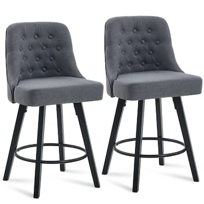 Set Of 2 Modern Counter Stools