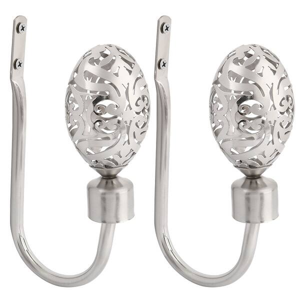 Shop Metal Hollow Out Oval Design Tie Backs Curtain Holdback Backs