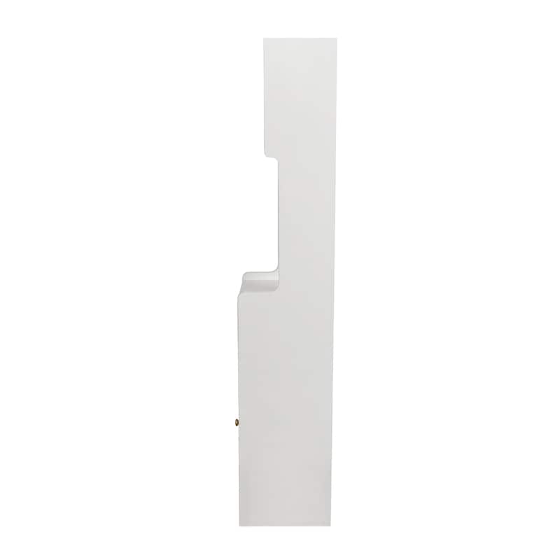 White Sideboard Storage Cabinet - Stylish & Multi-Functional with Glass Doors