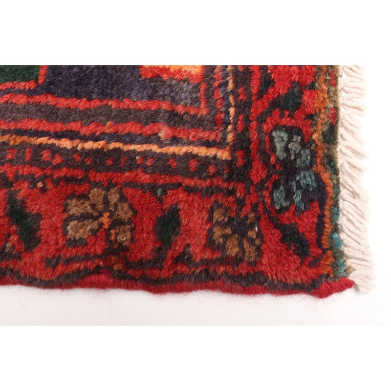 ECARPETGALLERY Hand-knotted Andelz Red Wool Rug - 4'3 x 6'8