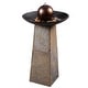 preview thumbnail 2 of 8, Pontus Slate, ORB and Copper Ball Finish Outdoor Floor Fountain