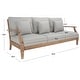 preview thumbnail 25 of 35, SAFAVIEH Couture Martinique Solid Wood Indoor/Outdoor Patio Sofa - 83 IN W x 36 IN D x 33 IN H