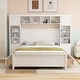 preview thumbnail 2 of 105, Modern Platform Bed with Integrated Cabinet, Trundle Bed and Drawers