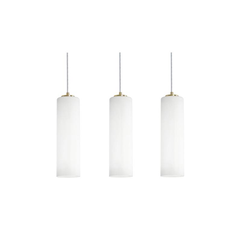 AFX LEOP0412MBLNR3 Leo 3 Light 36" Wide Multi Light Pendant - Light Antique Brass