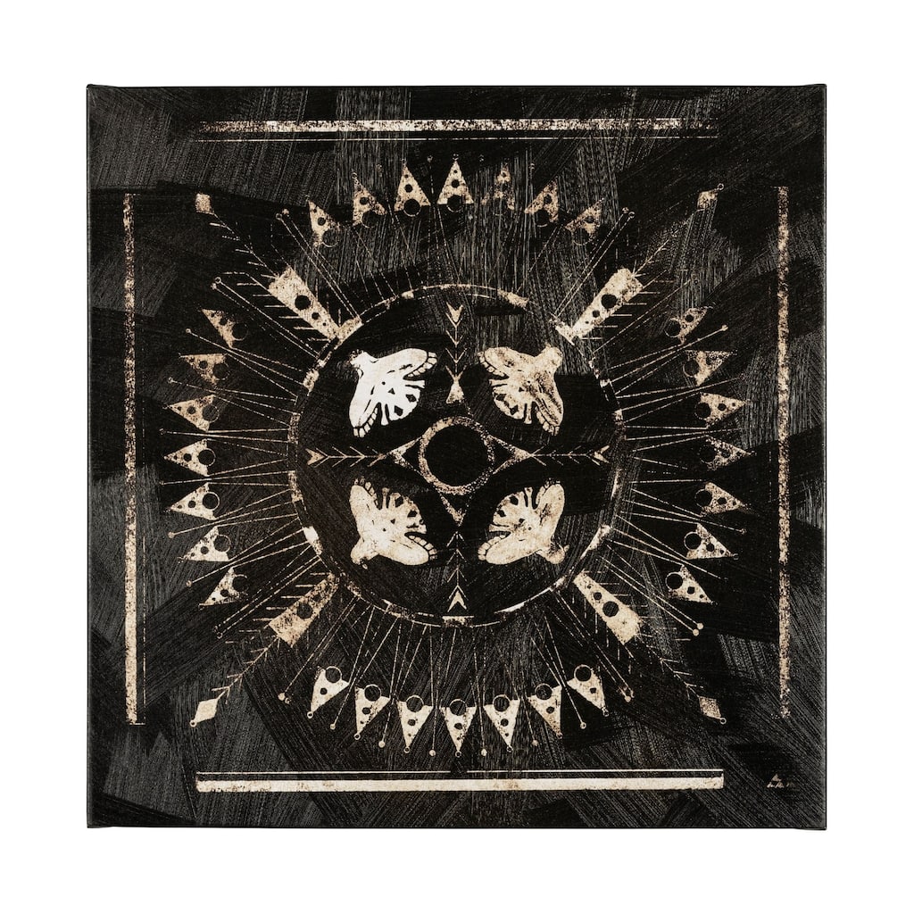 Sandpainting-Ink I (41 x 41) Canvas Art Print