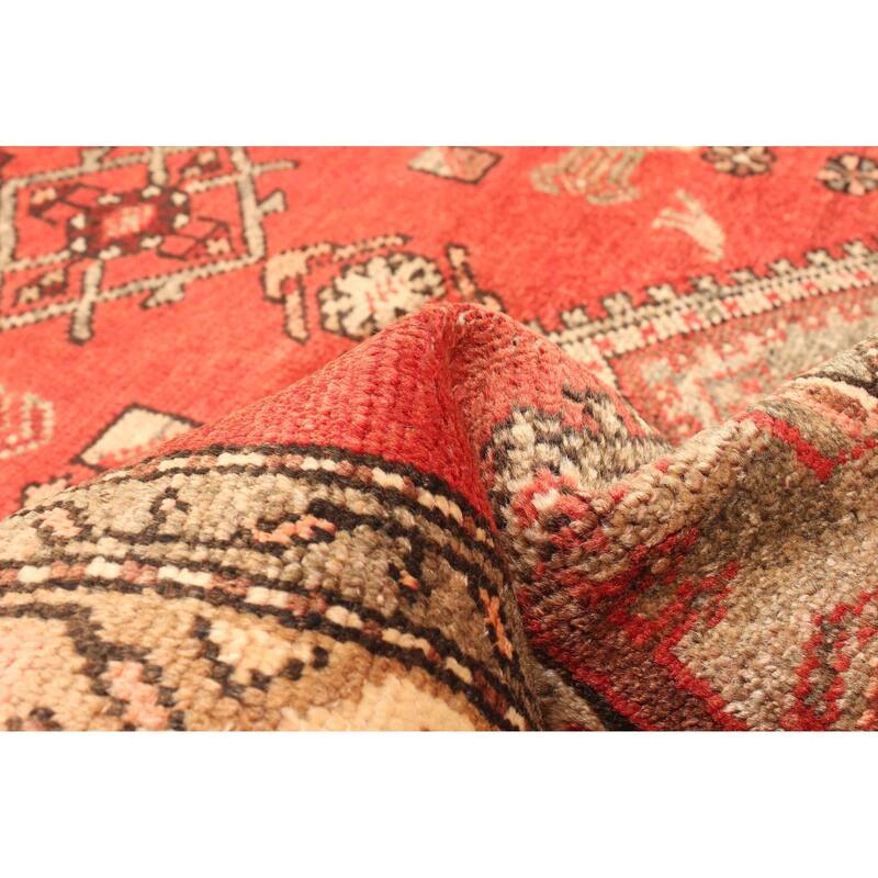 ECARPETGALLERY Hand-knotted Andelz Red Wool Rug - 3'5 x 6'0
