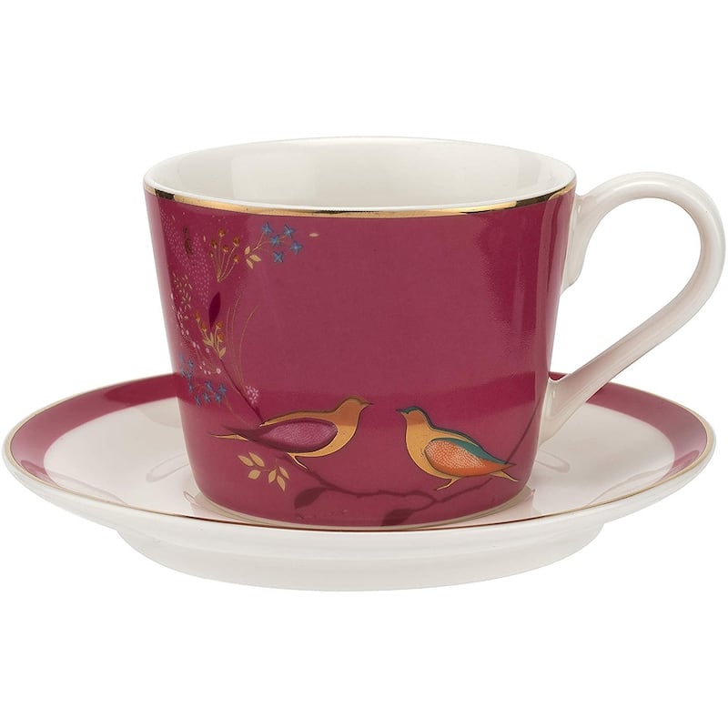Sara Miller for Portmeirion London Chelsea Teacup and Saucer - 8 oz.