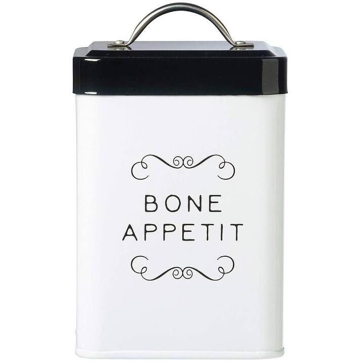 Amici Pet Sparky Treat Collection Storage Canister - 36 oz - Bone Appetit