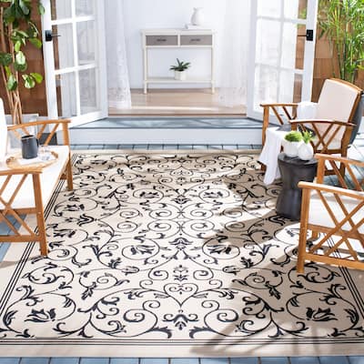 SAFAVIEH Courtyard Clarine Indoor/ Outdoor Waterproof Patio Backyard Rug