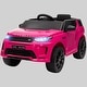 preview thumbnail 1 of 1, 12V Licensed Land Rover Discovery Sport Ride-on Car for Kids, Battery-Powered, Soft Start, LED Lights Pink