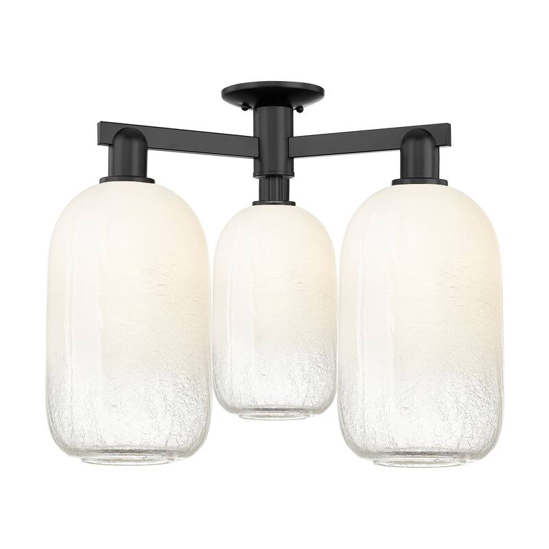 Innovations Lighting Downtown Urban - Brookhaven Cloche - 3 Light 25" Semi-Flush Mount