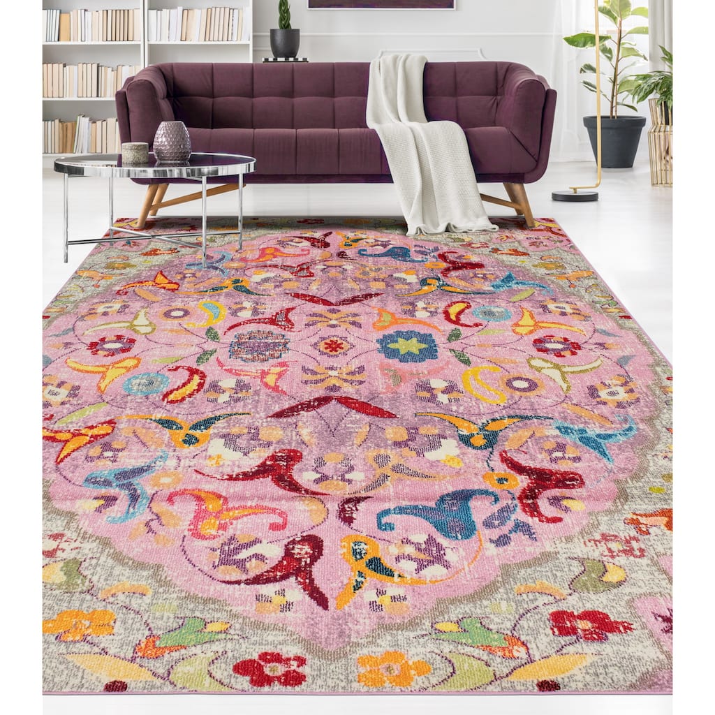 Noori Rug Sapphire Distressed Alene Rug