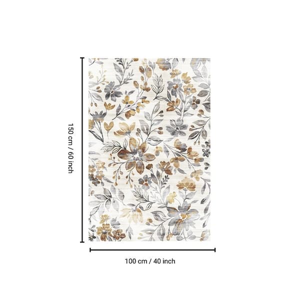 dimension image slide 0 of 16, Washable Vintage Area Rug Modern Abstract Soft Rug