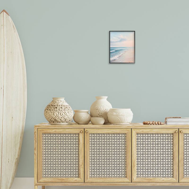 Stupell Serene Sands at Sunset Framed Giclee Art Design By Franklyn Gregory