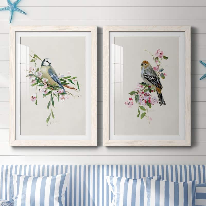 Spring Song Blue Bird-Premium Framed Print - Ready to Hang