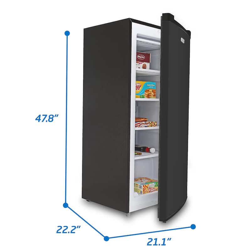 5.0 Cu.Ft. Upright Freezer - Black