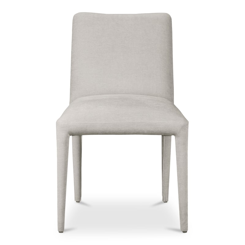 Aurelle Home Modern Upholstered Parson Dining Chair, Set of 2 - 20.5" W x 33" H x 23.5" D - Light Grey