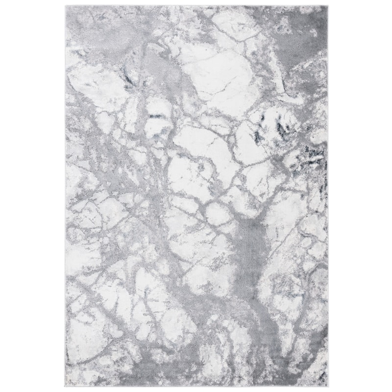 SAFAVIEH Aura Masha Modern & Contemporary Rug - 5'3" x 7' - Grey/Ivory