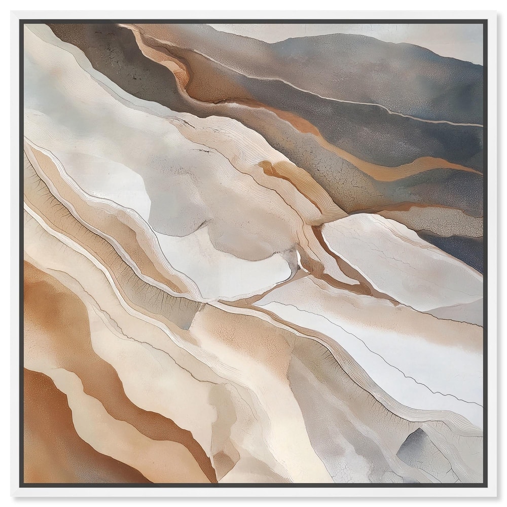 Earthen Flow Canvas by Art Remedy