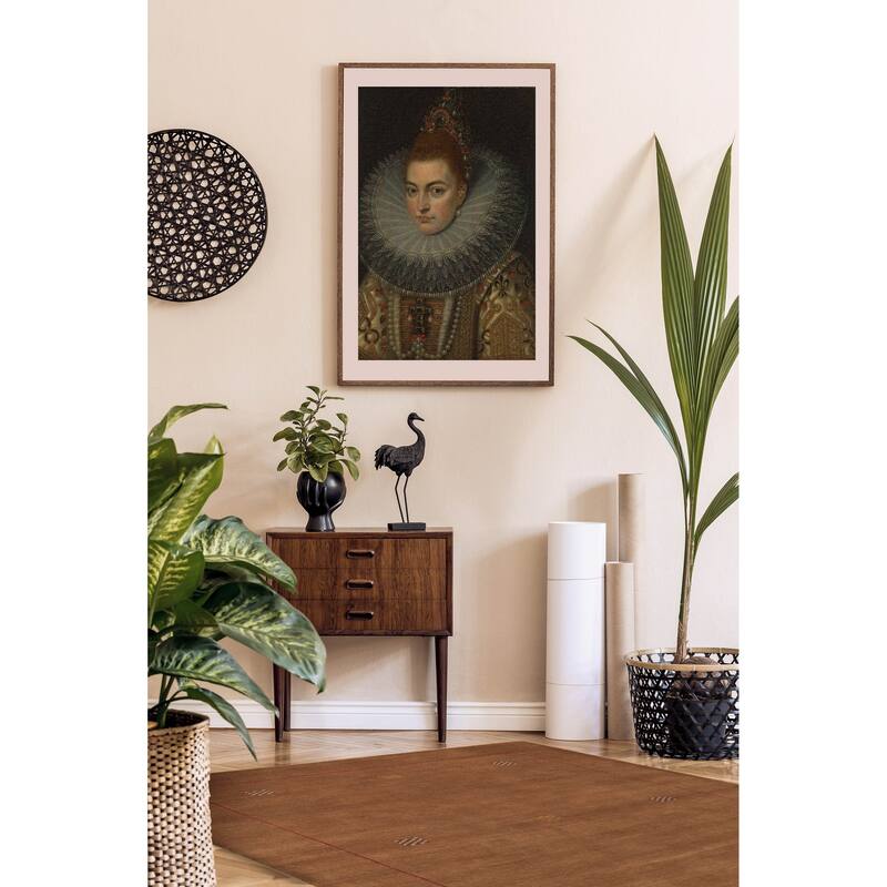 ECARPETGALLERY Hand Loomed Kashkuli Gabbeh Brown Wool Rug - 5'0 x 6'11