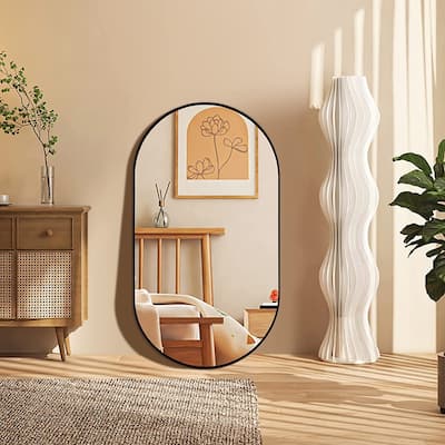 KOSSMAI 20"X28" Pill Shaped Wall Mirror