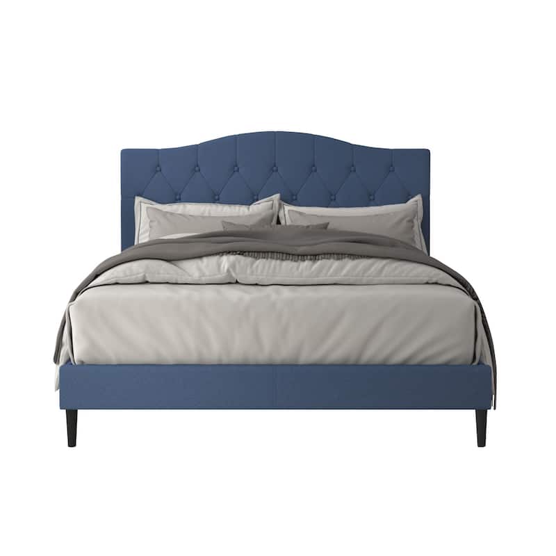 Mason Tufted Upholstered Platform Bed