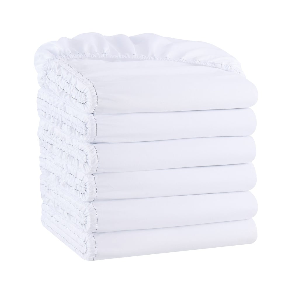 Host & Home Microfiber Fitted Sheets (6 Pack)