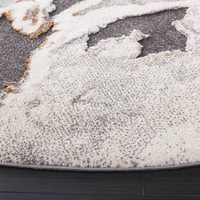 SAFAVIEH Cyrus Shag Kerasoula Abstract 1-inch Thick Rug