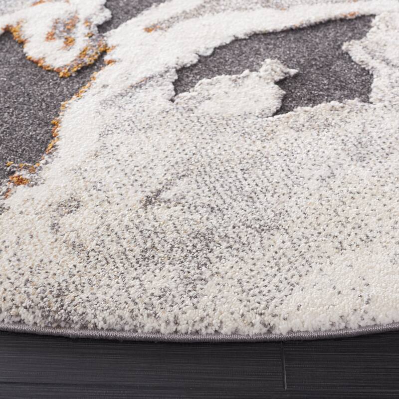 SAFAVIEH Cyrus Shag Kerasoula Abstract 1-inch Thick Rug