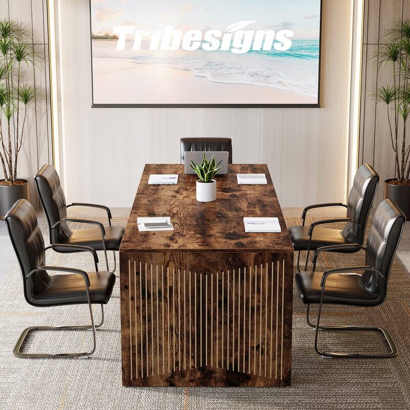 79-Inch Large Meeting Table for Office, Boardroom, Training Seminar