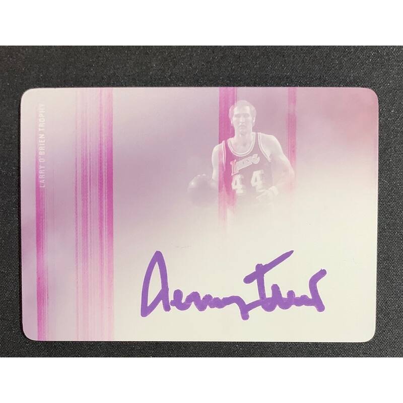 Jerry West 2020 Panini Eminence Signed Printing Plate Card #6 Auto JSA 1/1 - 8'6" x 11'6"
