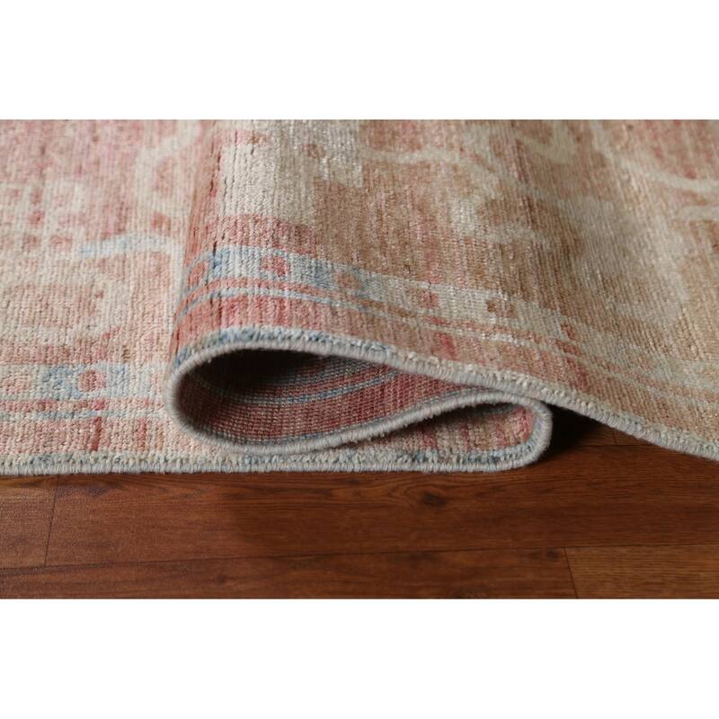 Hand Knotted Oriental 100% Wool Carpet Traditional Abstract Coral Art Deco Area Rug - 5' 0'' X 3' 10''