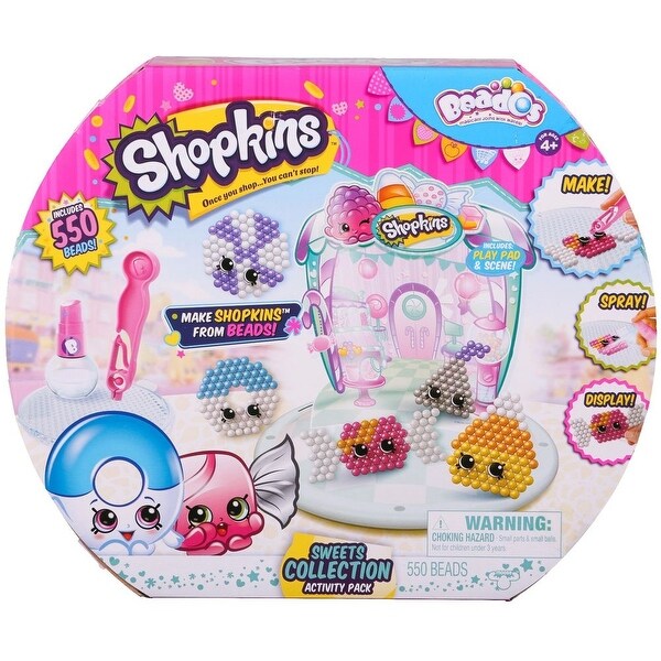 Beados Shopkins S3 Activity Pack Sweets Multi