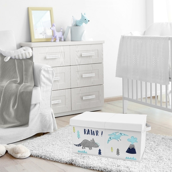 navy blue toy storage